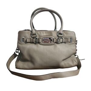michael kors hamilton satchel gray